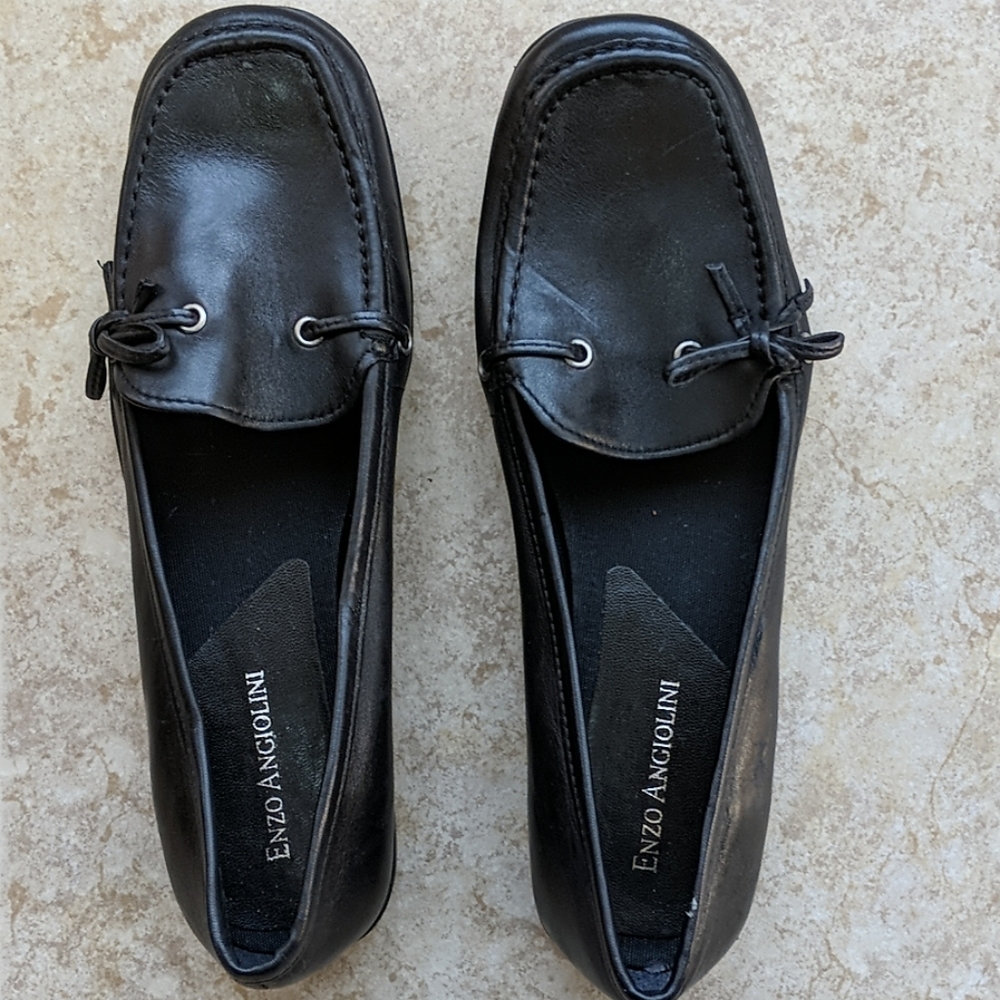 New Enzo Angiolini flat/loafer in black 6 m